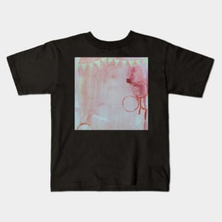 Abstract background illustration with faint circles Kids T-Shirt